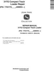 John Deere 317G Compact Track Loader Service Repair Manual (TM13854X19)