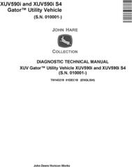 John Deere XUV Gator Utility Vehicle XUV590i, XUV590i S4 (SN.010001-) Diagnostic Manual (TM143219)