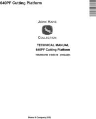 John Deere 640PF Cutting Platform Technical Service Manual (TM5ZN53786)