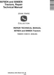 John Deere 5076EN and 5090EN Tractors Repair Technical Service Manual (TM609919)